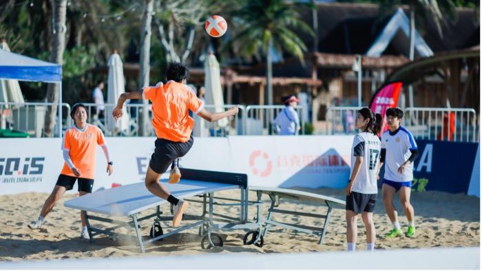 2025年万宁站沙滩台克球世界巡回赛正式开幕,亚