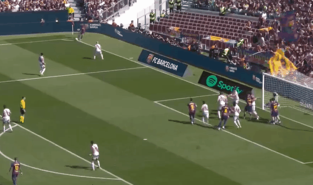 巴萨主场1-0力克巴列卡诺 阿劳霍头球破局 霍安加